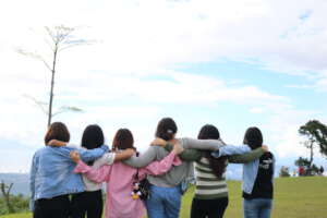 Sarah's House residents on a day outing
