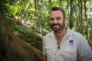 Justin, Rainforest Rescue Land Manager at Lot 18