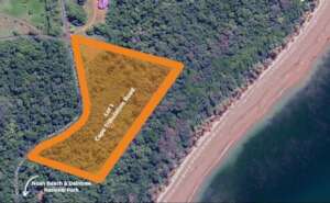 Map of Lot 1 Cape Tribulation Road