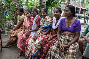 Women villagers share views on water issues