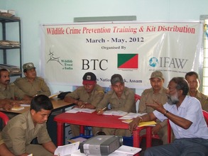 Wildlife Crime Prevention training class in Assam