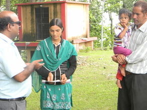 Jitendra Dhyani's widow receiving relief cheque
