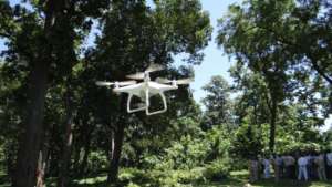 Quad Copter in Flight