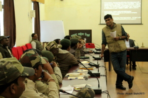 WTI's Jose Louies during the training
