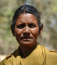 Leelabai - a 60 year old forest guard in Kanha NP