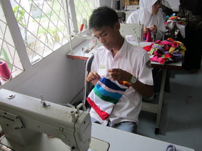 Making patchwork bag in Sewing Classes