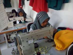 The sewing class room