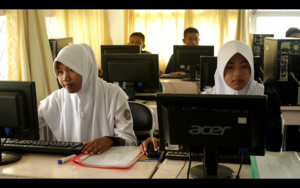 Computer Class Students at the VTC
