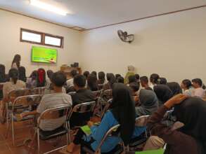 The financial literacy workshop at VTC Kalimantan