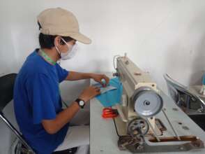 Boy also can join the Sewing class