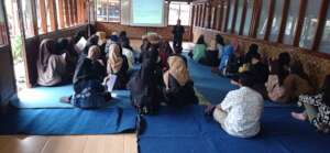 Mr. Kadek explaining about the interview session