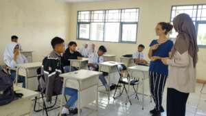 Promoting VTC at one local schools (2)