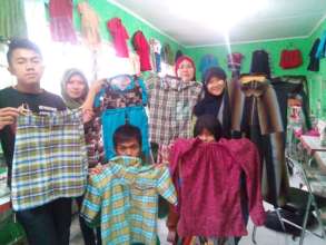 Intermediate Sewing class students works
