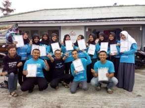 Mr. Cecep and his English class students