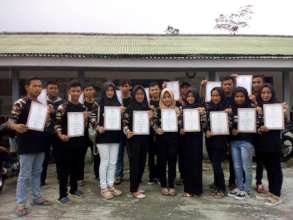 The students of YUM-VTC Cipanas