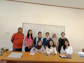 Ms. Diena with YUM Kalimantan staffs