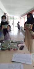 The hygiene kits  for VTC's students