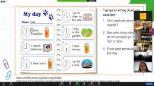 Learning about English daily activity conversation