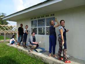 Ceres group helped us to paint the outdoor walls