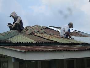 The roof before renovation