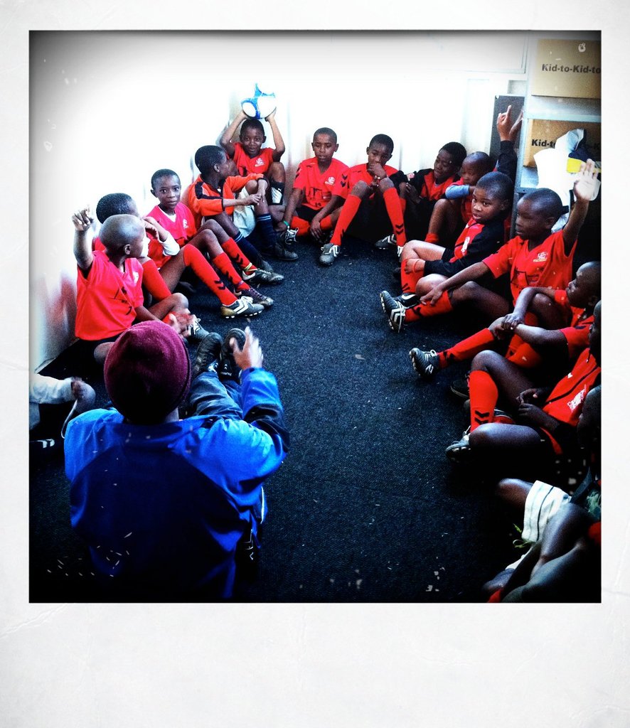 Using soccer to help vulnerable children in Africa