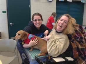 Frank visits SPARC.  Looking for biscuits maybe?