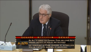 Former Senator Wilfred Moore explains Bill S-203