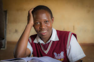 Student at Lenana Girls School in Kenya