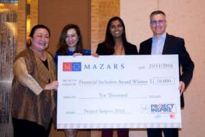 Award in Singapore at UN Women's Project Inspire