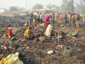 Help restore 500 waste pickers' burnt down homes
