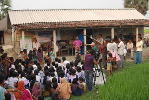 A Green Rhino sharing with the new batch