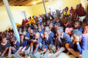 End-of-year meeting with students and parents