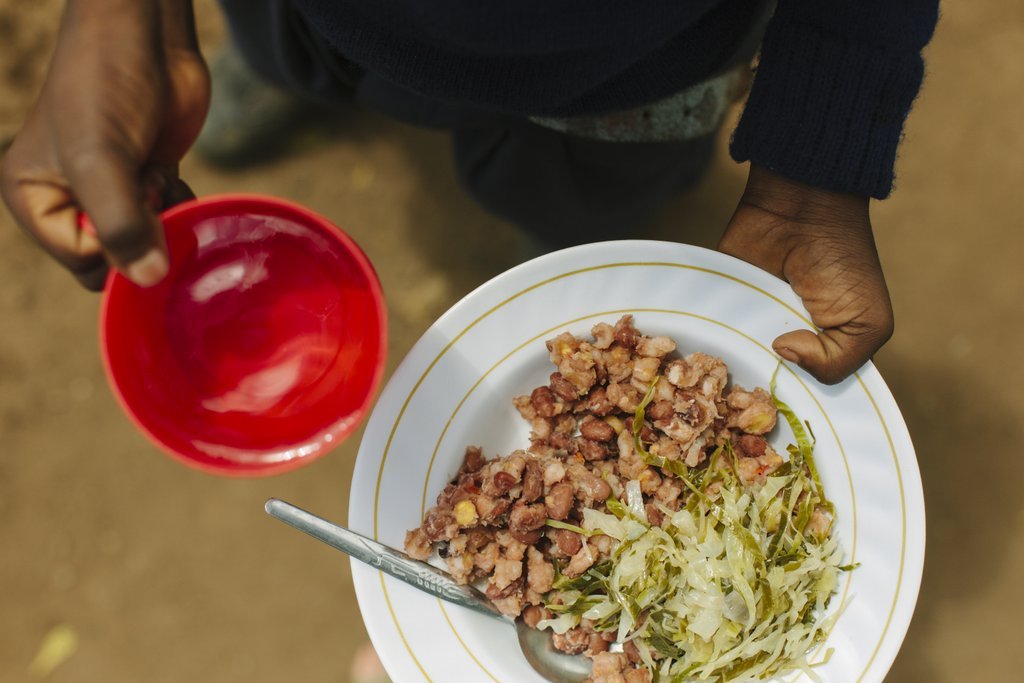 Different meals each day provide a balanced diet