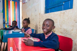 Lunchtime at Turning Point Children Centre