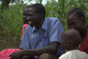 Akot Ajoik cares for his students and his farm.