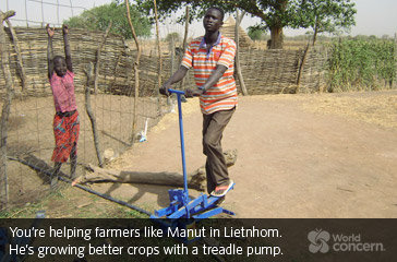 Manut is growing bigger, better crops.