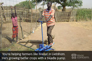 Manut is growing bigger, better crops.