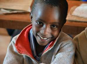Second grader at Mutaki Primary