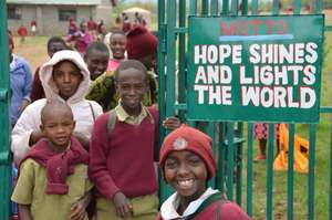 The Front Gate to Mahiga Hope High School