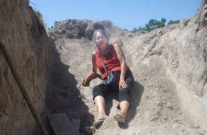Christinia on site of Lakota summer build season