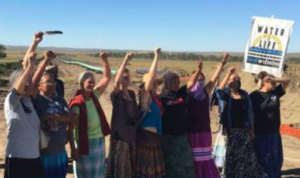 1st 10 of 1000 grandmothers at Standing Rock