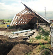 Walipini that we will finish this summer