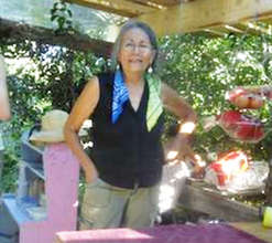 Project Leader Christinia Eala in the camp kitchen