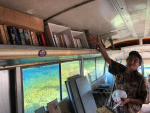 Elissa re-purposes an old bus as a library