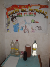 Chlorine method and safe drinking corner