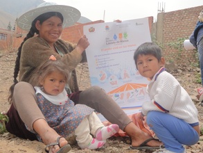 Participants of a workshop to promote hand washing