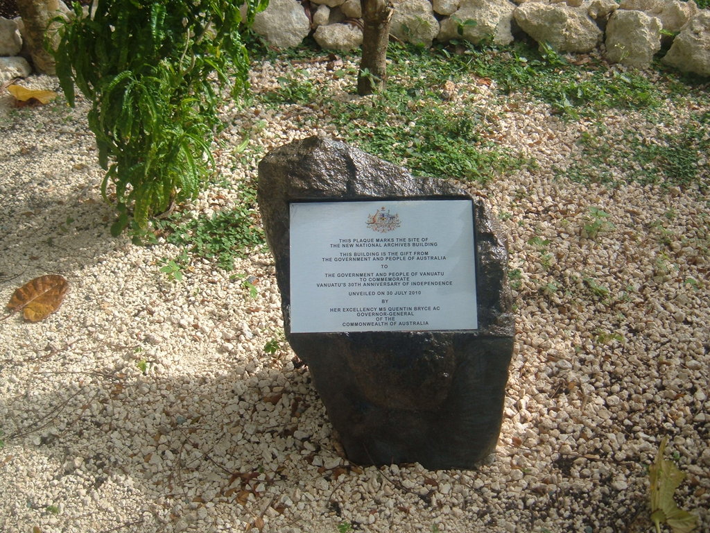Establish a New National Archives in Vanuatu