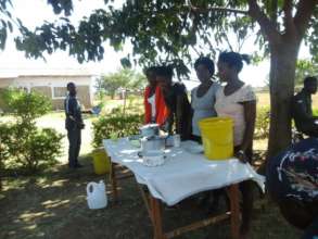 Students enjoy helping on the Dairy Training day