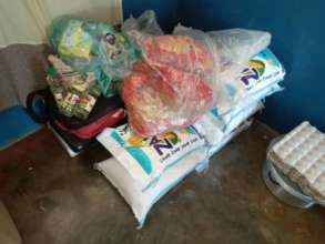 Food parcels for families in need