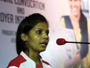 Mamta, inspiring youth at our annual Youth Summit